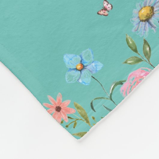 GRADMA Foto Collage Individuelle Name Fleece Blank (Ecke)