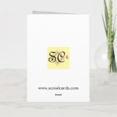 Graduacion Agradecimento Dankeskarte (Rückseite)