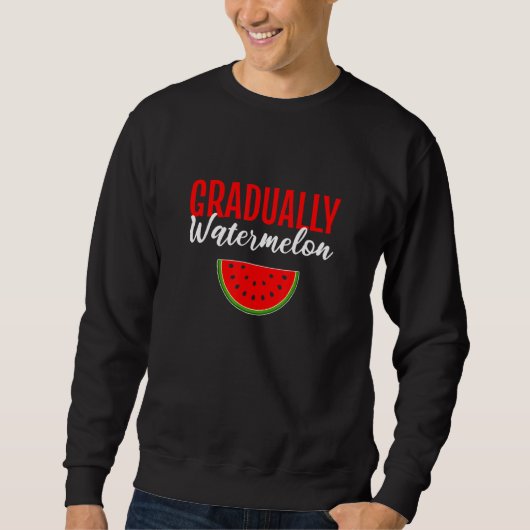 Graduale Watermelon Fruit Vendor Sweatshirt (Vorderseite)