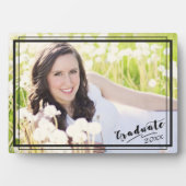 Graduate 12x18 Foto Horizontal Schwarze Grenze Fotoplatte (Vorderseite)