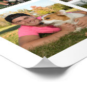 Graduate 17 Foto Collage Class Jahr benutzerdefini Poster (Ecke)