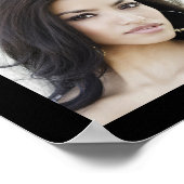 Graduate 19 Foto Collage Script Schwarz-weiß Poster (Ecke)