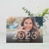 Graduate 2023 Party 5 Fotos Einladungskarte (Stehend Vorderseite)