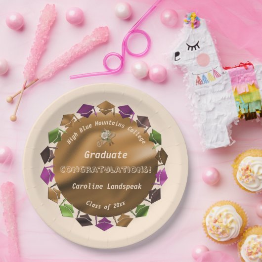 Graduate 2025 pappteller (Party)