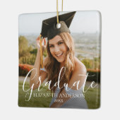 Graduate 2025 Script Custom Foto Keramikornament (Links)