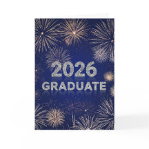 Graduate 2026 Fireworks Card