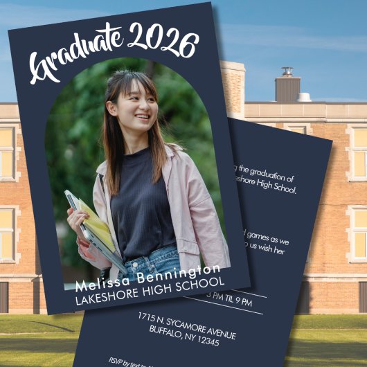 Graduate 2026 Party Invitation  Einladung