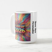 Graduate 2026 Ribbon Mug Kaffeetasse (Vorderseite Links)