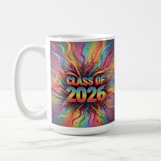 Graduate 2026 Ribbon Mug Kaffeetasse (Links)