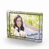 Graduate 20xx 12x18 Horizontal Black Border Fotoblock (Rechts)