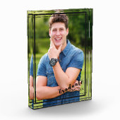 GRADUATE 20XX 12x18 Vertikale schwarze Grenze Fotoblock (Links)