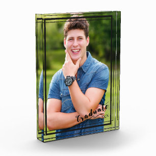 GRADUATE 20XX 12x18 Vertikale schwarze Grenze Fotoblock
