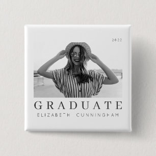 Graduate 20XX Moderne Cool einfache Minimalistisch Button