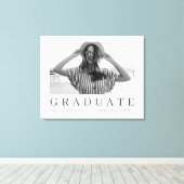 Graduate 20XX Modernes, Cooles, einfaches Minimali Leinwanddruck (Insitu (Holzboden))