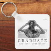 Graduate 20XX Modernes, Cooles, einfaches Minimali Schlüsselanhänger (Vorderseite)