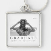 Graduate 20XX Modernes, Cooles, einfaches Minimali Schlüsselanhänger (Vorne)