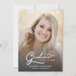 Graduate 2 Fotos Script Abschluss 2025 Ankündigung