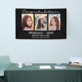 Graduate 3 Foto Collage Weiße Schrift 2023 Banner (Messeveranstaltung)