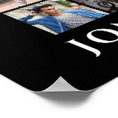 Graduate 55 Photo Collage Congrats Grad Poster (Ecke)