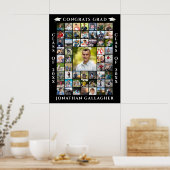 Graduate 55 Photo Collage Congrats Grad Poster (Küche)