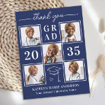 Graduate 5 Foto Personalisiert Abschluss Vielen Da Postkarte<br><div class="desc">Die Einführung unseres exquisiten personalisierten Abschlusses Dankeschön Karten, die perfekte Art, Ihre Dankbarkeit und Wertschätzung in Stil zum Ausdruck zu bringen. Diese Karten sind für den modernen Absolventen konzipiert und verfügen über ein elegantes und elegantes Layout, das mit einer schicken Collage-Option für Fotos geschmückt ist. So können Sie bis zu...</div>