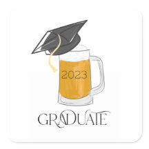 Graduate Abschluss Beer Grad Cap