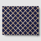 Graduate Abschluss Class Foto Gold Custom Gästebuch (Rückseite)