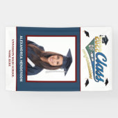 Graduate Abschluss Class Foto Herzlichen Glückwuns Banner (Horizontal)