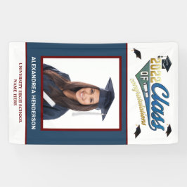 Graduate Abschluss Class Foto Herzlichen Glückwuns Banner