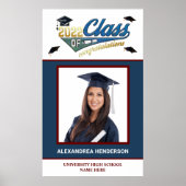 Graduate Abschluss Class Foto Herzlichen Glückwuns Poster (Vorne)