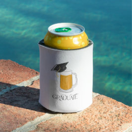 Graduate Abschluss Grad Cap Beer Dosenkühler