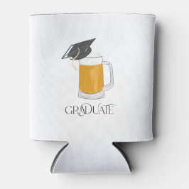 Graduate Abschluss Grad Cap Beer Dosenkühler