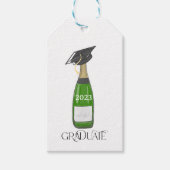 Graduate Abschluss Grad Cap Champagne Custom Geschenkanhänger (Vorderseite)