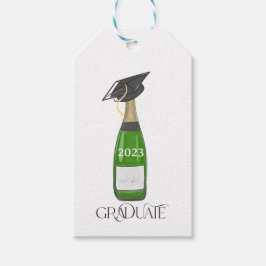 Graduate Abschluss Grad Cap Champagne Custom Geschenkanhänger