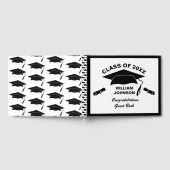 Graduate Abschluss Senior Class Herzlichen Glückwu Gästebuch (Voll)