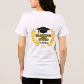 Graduate and Proud Maria Tri-Blend Shirt (Rückseite)