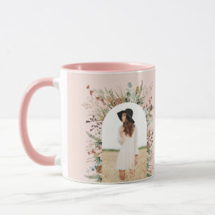 Graduate arch 1 Foto rosa botanische moderne Tasse