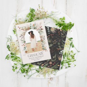 Graduate arch 1 Foto Schwarz-weiß botanisch modern Ankündigung