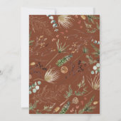 Graduate arch 1 Foto terracotta botanisch modern Ankündigung (Rückseite)