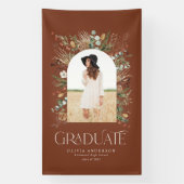 Graduate arch 1 Foto terracotta botanisch modern Banner (Vertikal)