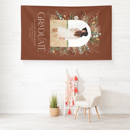 Graduate arch 1 Foto terracotta botanisch modern Banner (Insitu)