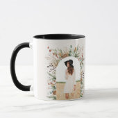 Graduate arch 1 Foto terracotta botanisch modern Tasse (Links)