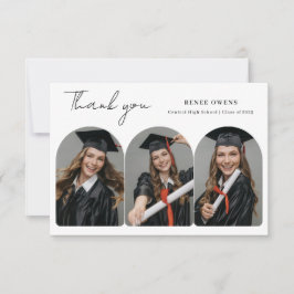 Graduate Arch Photo Graduation Dankeskarte