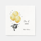 Graduate Balloons Serviette (Vorderseite)