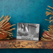 GRADUATE Banner Geschenk des Abschlusses Foto Plaq Fotoplatte (Seite)