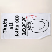 Graduate Beach Handtuch (Vorderseite)