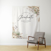 Graduate Bevorzugen pampas eucalyptus elegant mode Wandteppich (Beispiel)