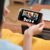 Graduate Black and White Modern Simple Class 24 Einladung