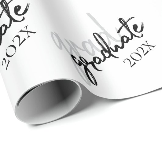 Graduate Black Script | Klassischer Keepake mit de Geschenkpapier (Rolleneckpunkt)