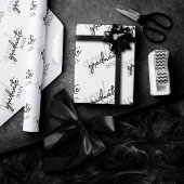 Graduate Black Script | Klassischer Keepake mit de Geschenkpapier